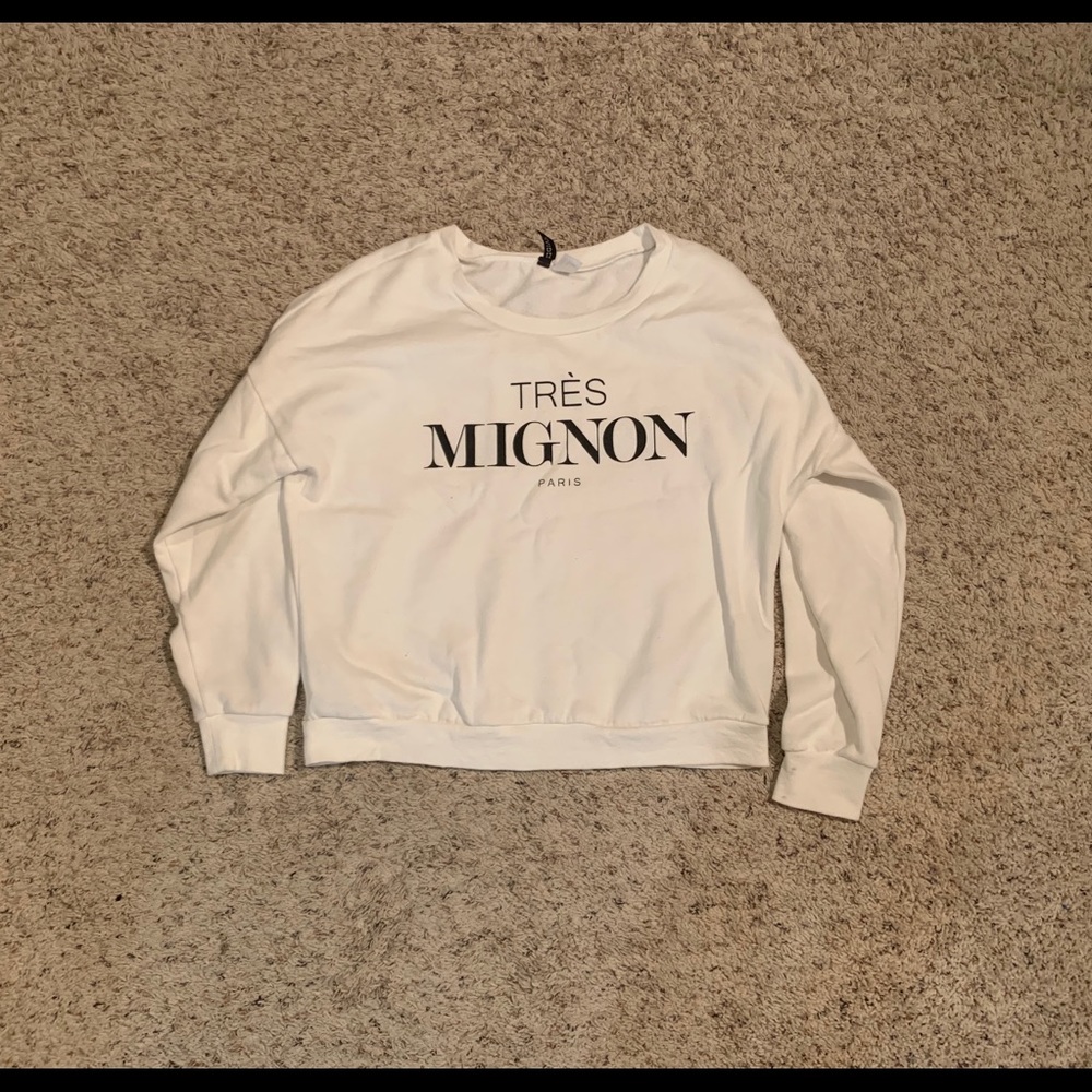 White sweater! Good condition!